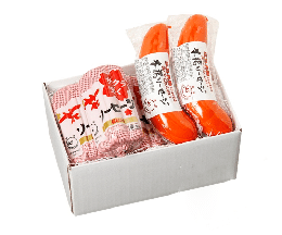 花ソーセージ3本・本腸ソーセージ2本